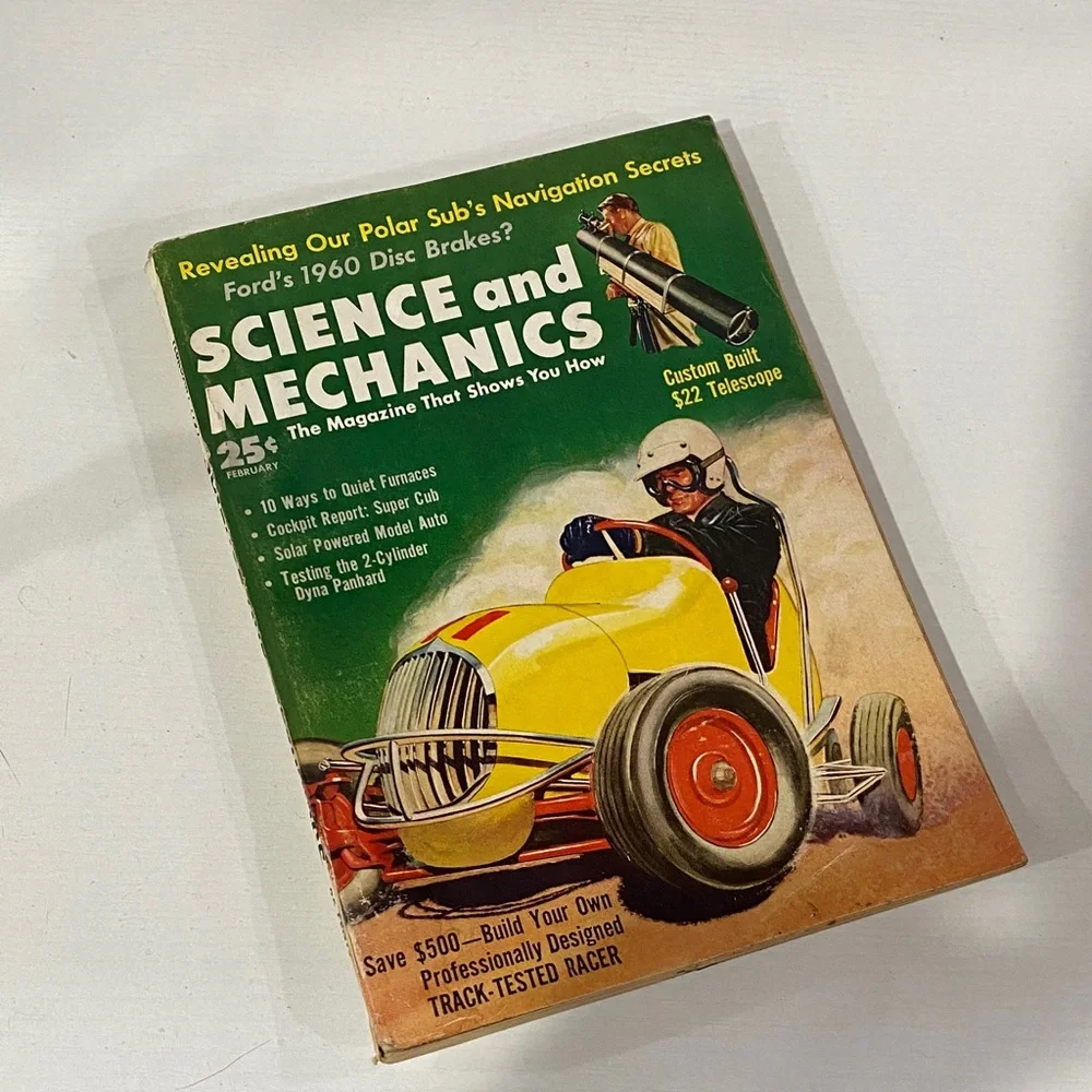 Amazing Vintage Science and Mechanics Magazine February 1959
